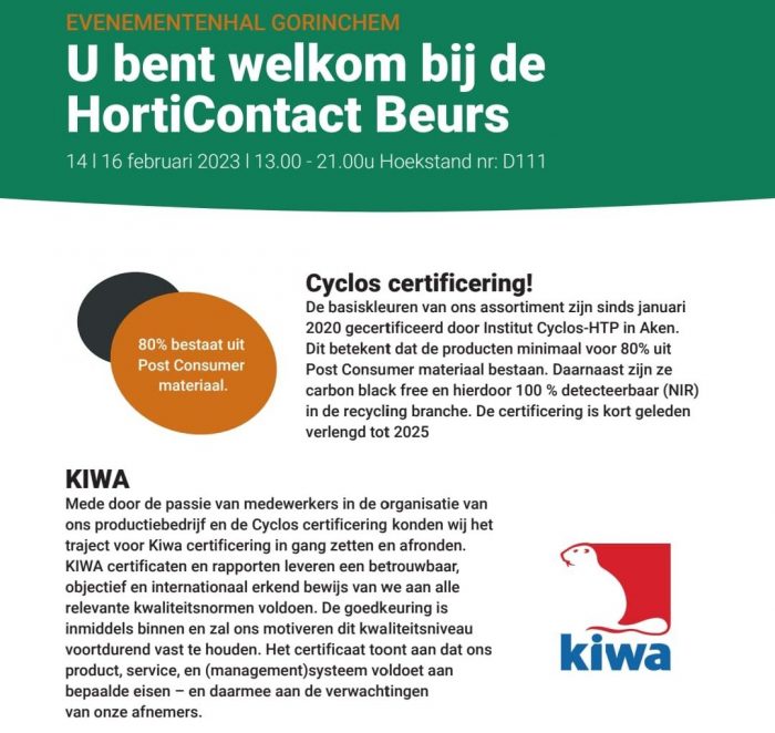 KIWA certificering KIWA certificering